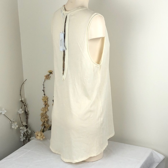 3.1 Phillip Lim Sleeveless Tee Rhinestone Keyhole - Picture 3 of 7